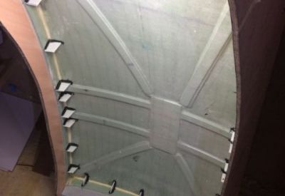 6m 360 degree Projection Dome Prototype Lightweight Door Panel