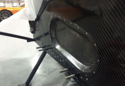 Carbon Fibre Chassis Modification for Engine New Part