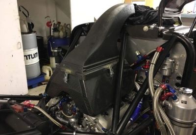 Carbon Fibre Airbox Insitu